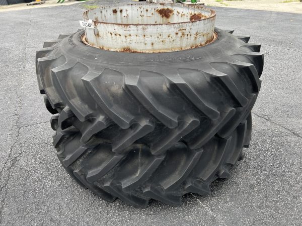 Used 18.4R38 Tires & T-Rail Rims - CP1703