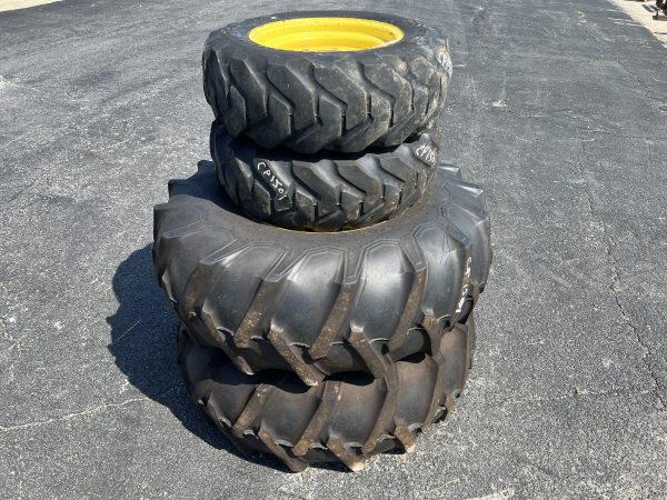 Set Of 4 - 10.5/80-18 &16.9-24 Tires & 8 Bolt Wheels - CP1501
