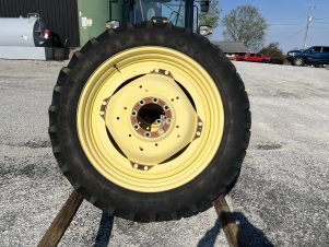 Used  Set 320/90R42 Tires & 8 Bolt Wheels - CP1645